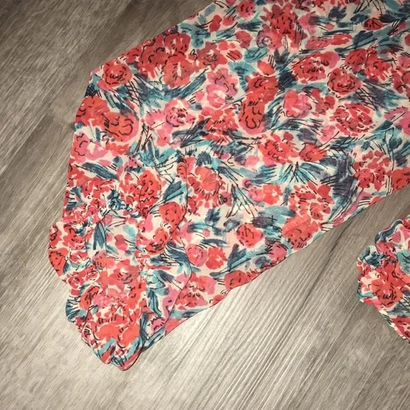 Free people mabel printed blouse